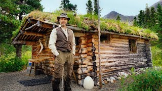 Alone at Dick Proennekes Log Cabin in the Wilderness  Silence and Solitude in Alaska [upl. by Eedna]