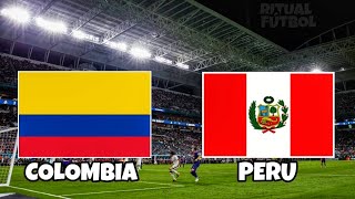 COLOMBIA VS PERU PARTIDO AMISTOSO [upl. by Allan53]