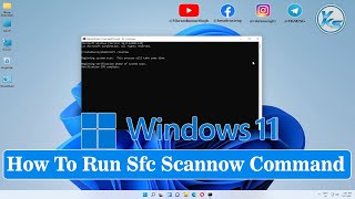 ✅ How To Run Sfc Scannow System File Checker Command in Windows 11 [upl. by Gilleod]