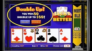 Vidéo Poker  Doubler et doubler encore pour gagner gros  essayer [upl. by Nally866]