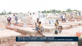 Fête de la Toussaint à AbomeyCalavi  Les vivants ont honoré les saints et les morts au cimetière [upl. by Ylrebmic]