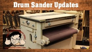 Build A 2STAGE DRUM SANDER with LOADS of features Updated thickness sander [upl. by Ahron536]