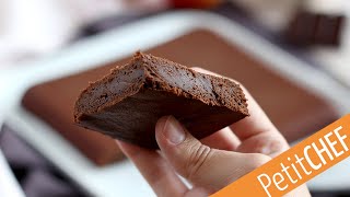 Receta Brownie SIN MANTEQUILLA  Petitchef [upl. by Derreg782]