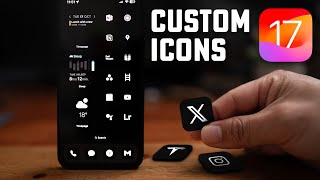 Minimal iPhone custom icon tutorial  13 Mini [upl. by Farmann]