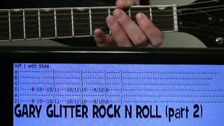 Gary Glitter Rock n Roll part 2 Guitar Chords Lesson amp Tab Tutorial Joker Soundtrack [upl. by Sivert]