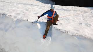 How to Prepare a Crevasse Lip for Rescue [upl. by Fosdick]