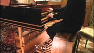 PEDAL harpsichord Johann Pachelbel  Arietta performed by Marco Vincenzi [upl. by Lanta]