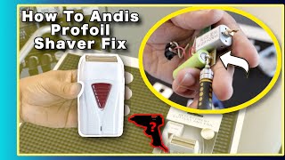 How To Fix Andis profoil lithium titanium Foil Shaver Power  SECRET 2020 [upl. by Nosimaj517]