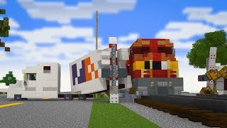 Minecraft Unstoppable Train AWVR Animation Part 2 [upl. by Aivitnahs]