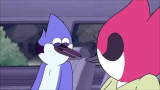 Regular Show  Mordecai and Margarets First Kiss [upl. by Iroak]