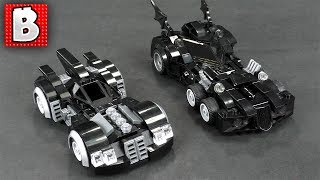 LEGO Batman Arkham Asylum amp Injustice Batmobile Custom MOCs Review [upl. by Penrose453]