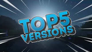 Top 5 Minecraft Versions [upl. by Otokam]