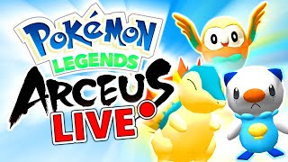 Pokemon Legends Arceus LIVE Day 2 Stream SHINNNNNY [upl. by Enimassej]