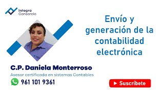 Generación y envío de contabilidad electrónica en CONTPAQi [upl. by Akehsay929]