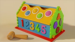 Learn Shapes Colors and Numbers Song [upl. by Yi]