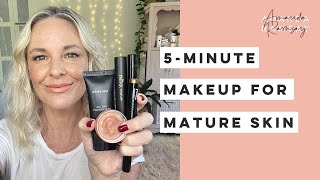 A 5 Minute makeup for mature skin [upl. by Ute295]