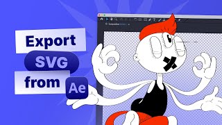 How to export SVG from After Effects  Tutorial [upl. by Aurie]