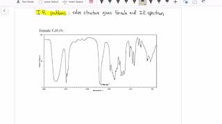 Determine structures from IR spectra [upl. by Erleena853]