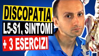 Discopatia L5S1 i Sintomi e 3 Esercizi Efficaci Che ho Testato [upl. by Lidah]