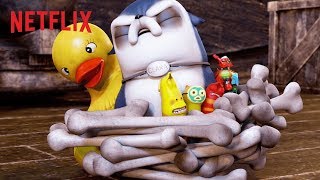 Escape from a Pirate Ship ☠️  Larva Island  Netflix After School [upl. by Joselyn167]