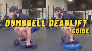 DUMBBELL DEADLIFT GUIDE  How to Muscles Worked and Mistakes [upl. by Eemla]