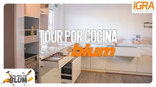 Tour por cocina con herrajes Blum  IGRA HERRAJES [upl. by Gregor]