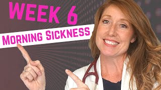 6 Weeks Pregnant 6 week Ultrasound Morning Sickness and baby Development [upl. by Akenet]