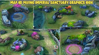 SCRIPT MAP HD IMPERIAL SANCTUARY PAVING  WORK GRAPHICS HIGH  SCRIPT MAP MOBILE LEGENDS [upl. by Denny]