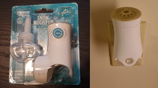 Glade Plugins Scented Oil Unboxing and Review  Snow Much Fun [upl. by Sik486]