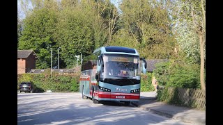 Wrays of Harrogate BU14EGF on a Rail Replacement to Beverley [upl. by Sadick]