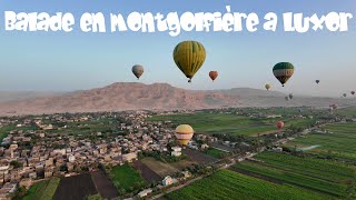 Balade en montgolfière a Luxor 2024 [upl. by Koehler]