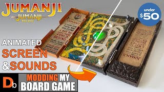 JUMANJI Board Replica MOD with an Interactive Screen amp sounds [upl. by Cibis]