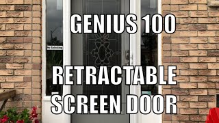 DIY  Installing A Costco Genius Retractable Screen Door  Very Easy [upl. by Alcina314]