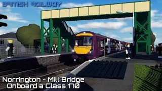 Norrington  Mill Bridge Class 170 FULL ROUTE VISUAL  British Railway  Roblox [upl. by Mcleod69]