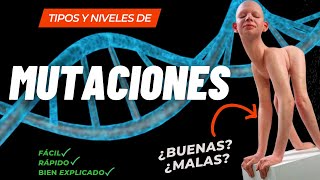 🧬 Las MUTACIONES Tipos de Mutaciones GÉNICAS🧬¿Qué son las MUTACIONES ¿Son BUENAS o MALAS🧬 ADN y ➕ [upl. by Saberhagen215]