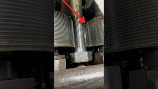 Threading Of Huge Bolt😲 shorts satisfying threading [upl. by Corb]