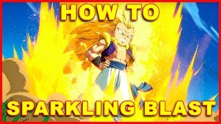 Dragon Ball FighterZ How to Do Sparkling Blast [upl. by Rokach]