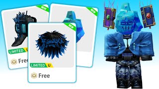 HURRY The best free BLUE items on roblox  FREE BLUE ITEMS ROBLOX [upl. by Saloma289]