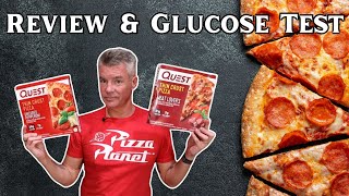 Quest Low Carb Pizza Review and Glucose Test [upl. by Hcnarb]