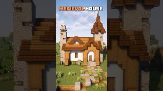 Minecraft How To Build a Medieval Starter House 🏠 [upl. by Angela]