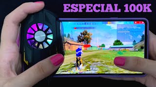 ESPECIAL 100K 🥹😍 Handcam Free fire [upl. by Enetsirhc828]