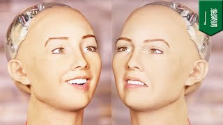 Saudi Arabia gives robot citizenship KSA Saudiizes Sophia the humanoid  TomoNews [upl. by Muiram]