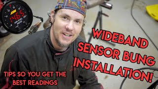 Wideband Sensor Bung Install How To Do It Correctly For The Best Readings [upl. by Nnayllek788]