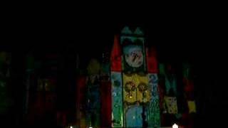 Disneyland Christmas Night Show  Its a Small World [upl. by Enajharas378]