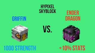 ENDER DRAGON Vs GRIFFIN Hypixel Skyblock [upl. by Atika]