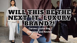 CARVEN HANDBAG UNBOXING  HOTTEST UNDER THE RADAR LUXURY BAG  DAY TO NIGHT BAG  BAG TRENDS 2024 [upl. by Enilauqcaj956]