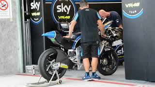 Moto2 Engine Sound  Kalex Moto2 SKY Racing Team VR46 [upl. by Geminian]