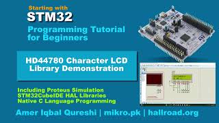 STM32 for Beginners  Demonstration of LCD Library [upl. by Naul250]