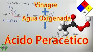 Vinagre Más Agua Oxigenada Genera Ácido Peracético Peroxiacético  Mecanismo de Reacción [upl. by Hermia]