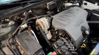 How to install a drive belt on a Buick [upl. by Avis]